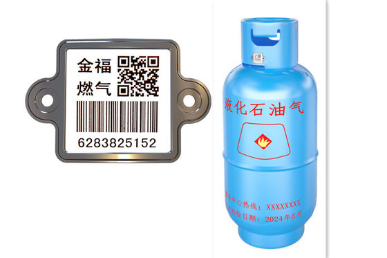 XiangKang hot sprzedaży odporność na zarysowania UID QR 304 kody kreskowe butli gazowych ze szkliwem stalowym