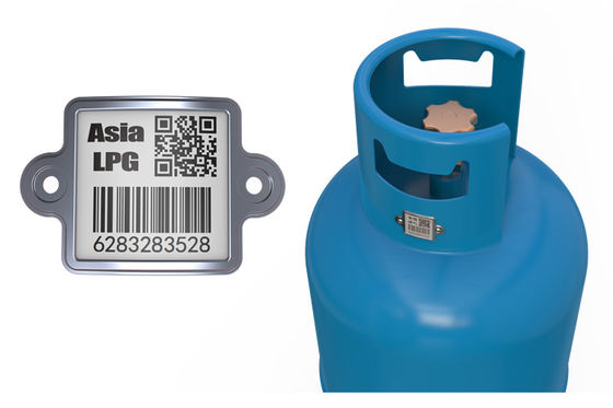 Etykieta z kodem kreskowym cylindra do butli LPG do użytku domowego Trwała przez co najmniej 20 lat